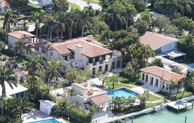 Matt Damon Miami Mansion
