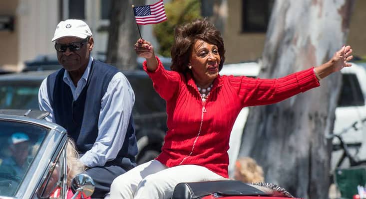 Maxine Waters in Rally