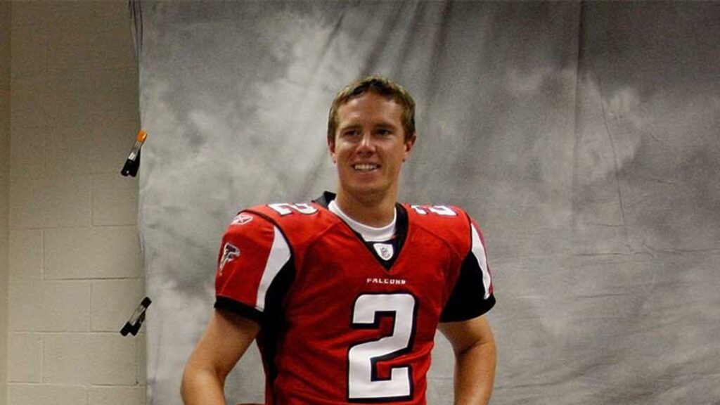 Matt Ryan after signing a deal with Falcons.
