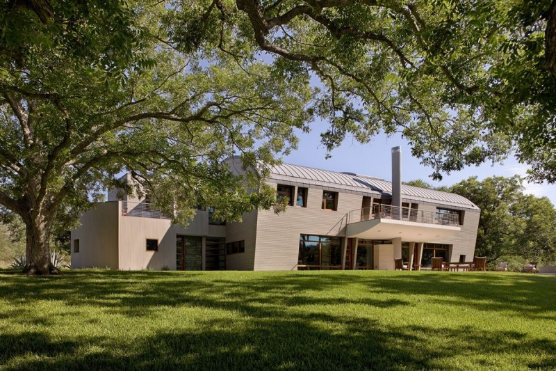 Michael Dell's 6,380-square-foot house, "6D Ranch", designed by Gwathmey Siegel Kaufman Architects.