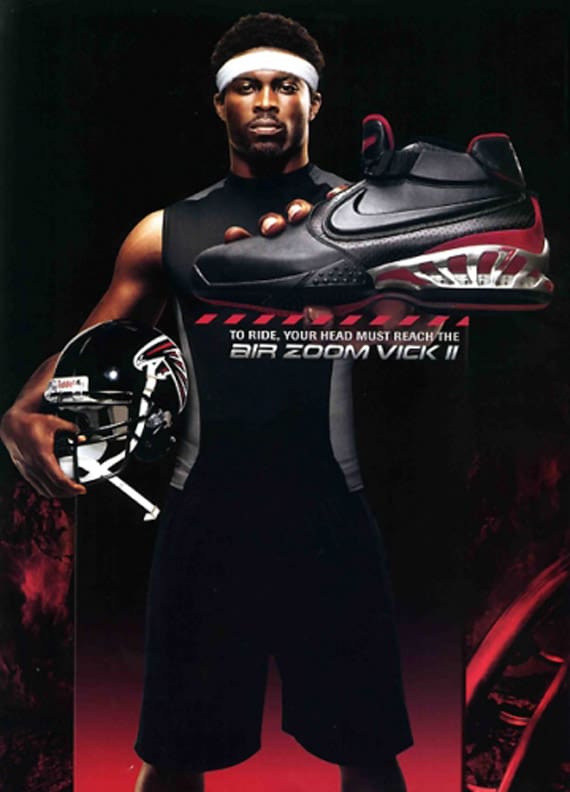 Michael Vick endorsing Nike