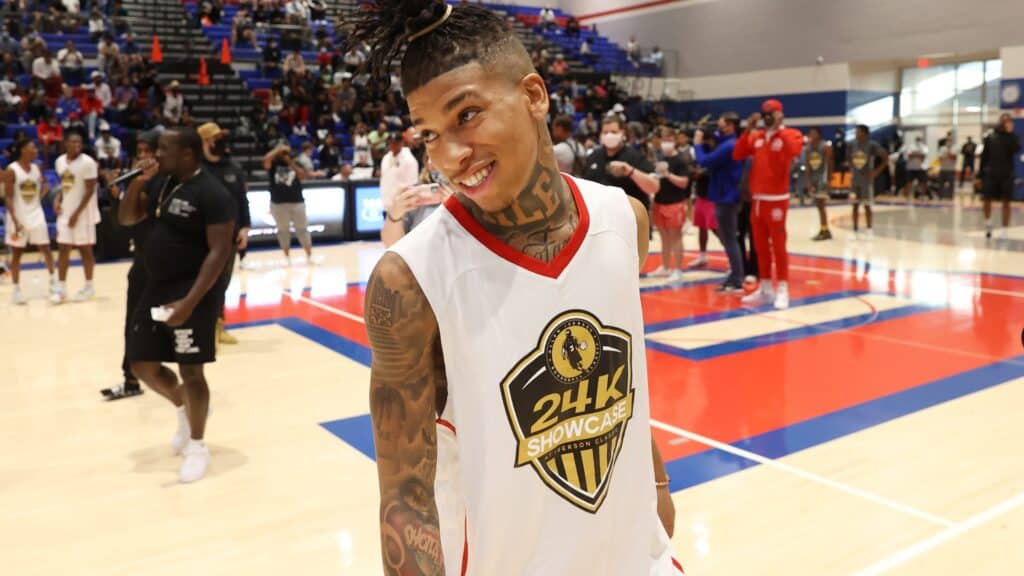 NLE Choppa during charity basketball event (Source: The Commerical Appeal)