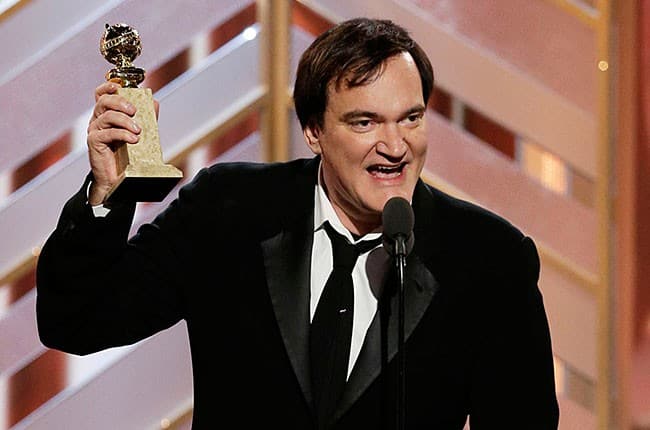 Quentin Tarantino received the award for Best Original Score for "The Hateful Eight" during the 73rd Annual Golden Globe Awards.