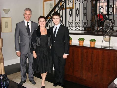 Radcliffe with his parents