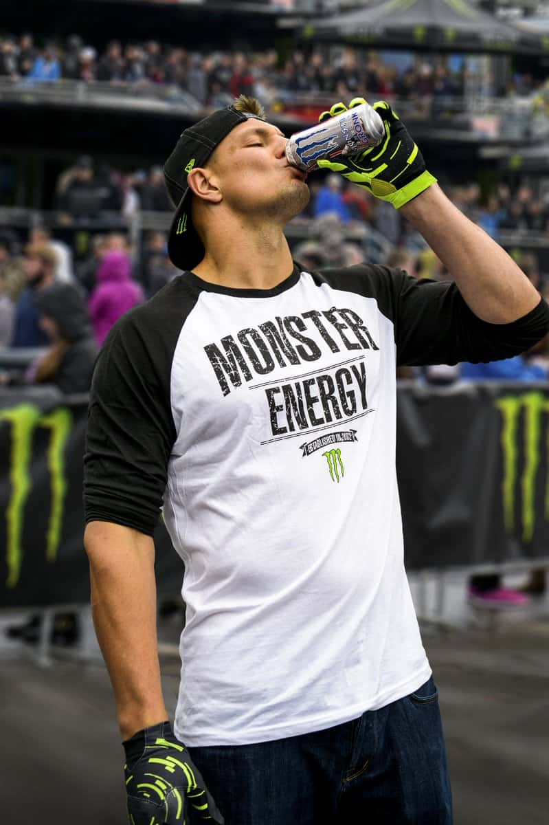Rob with Monster Drink