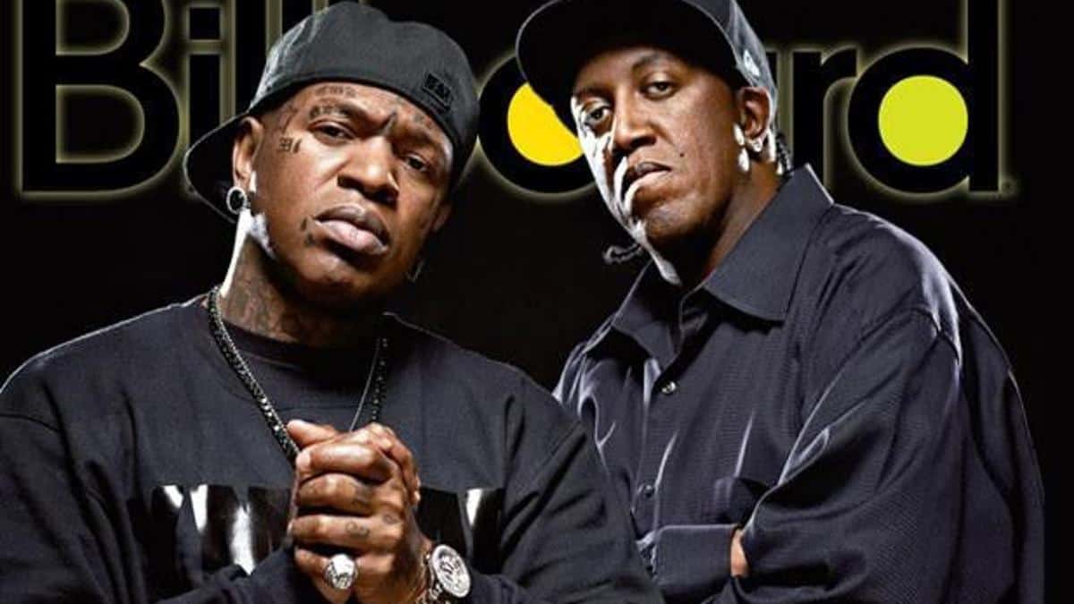 Ronald Slim Williams with his brother and business partner Birdman