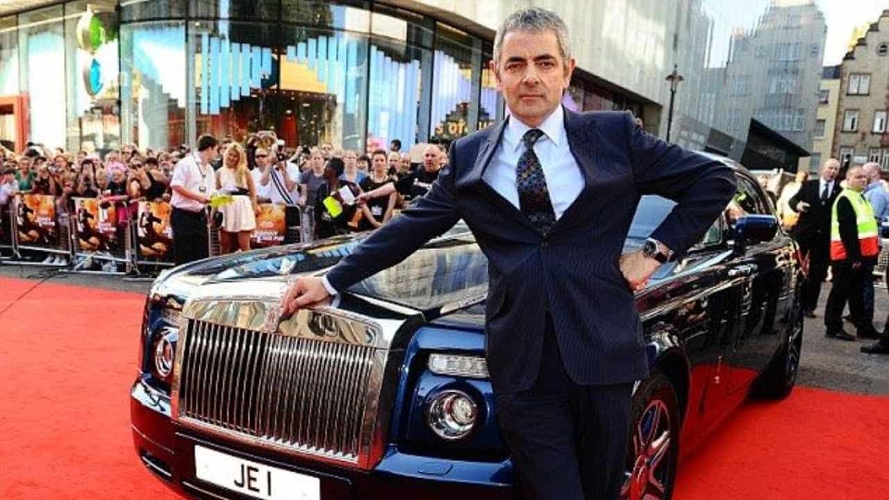 Rowan Atkinson and his car