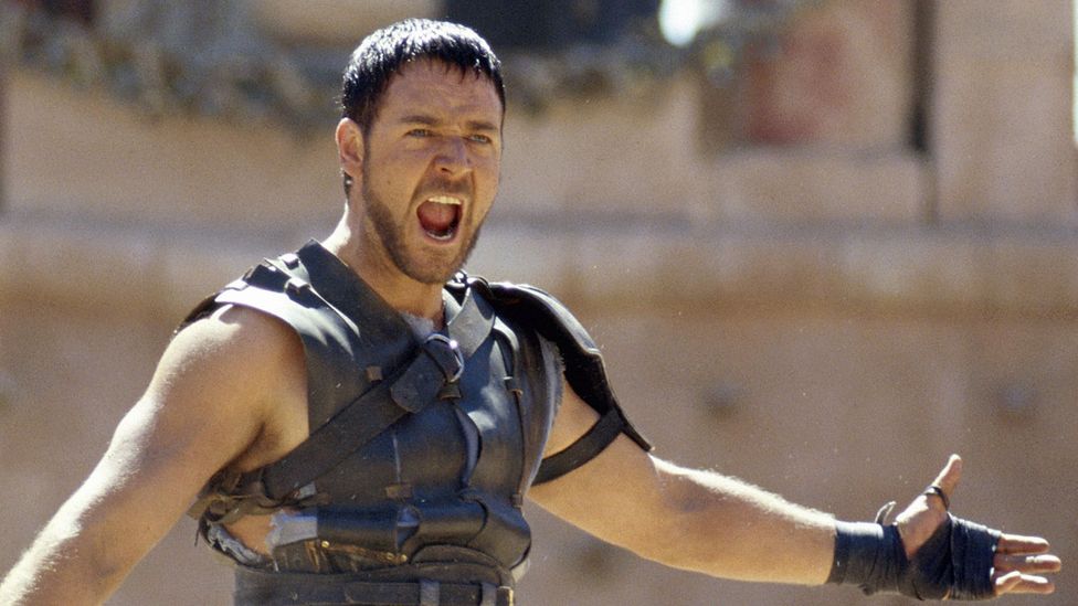 Russell Crowe on the Gladiator