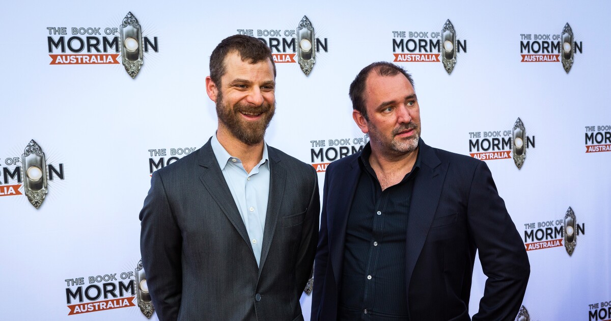Trey Parker and Matt Stone at the event
