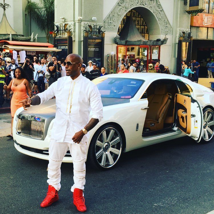 Tyrese Gibson with his car. (Source: Pinterest)