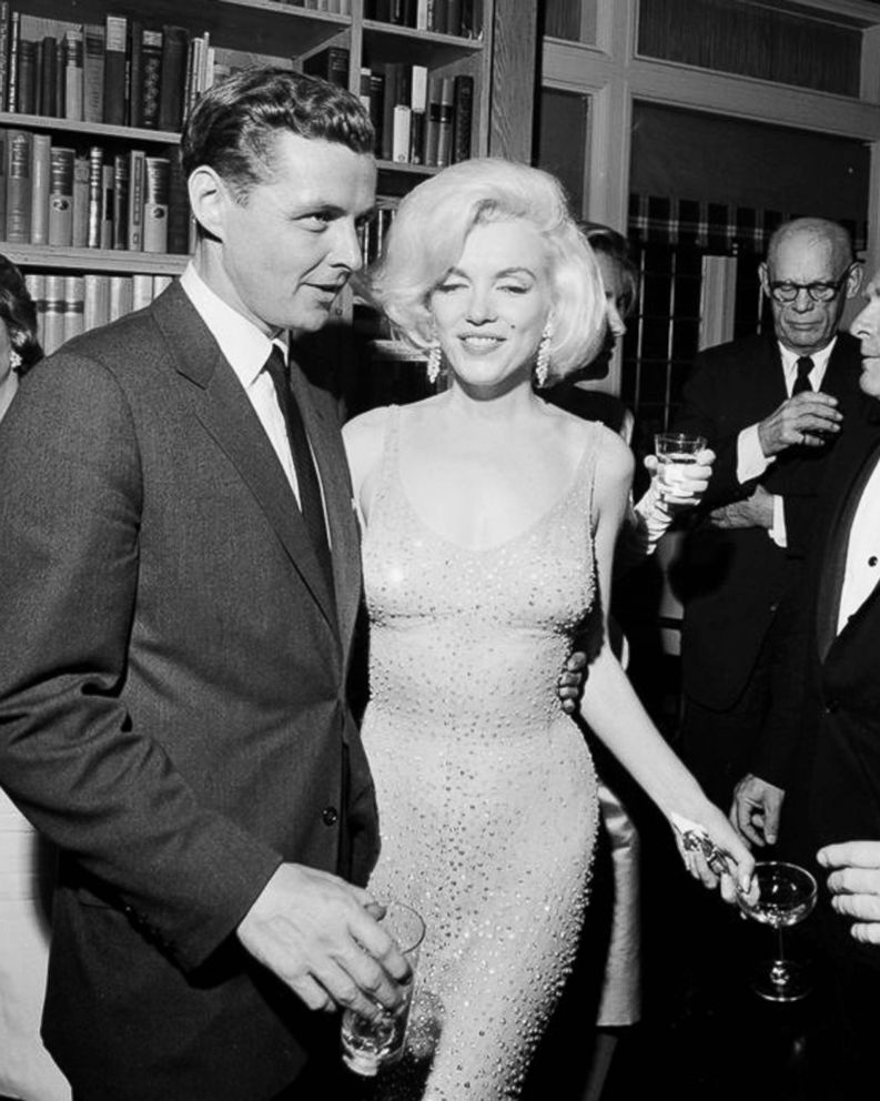 Marilyn Monroe with the President John F. Kennedy (Source: ABC News)