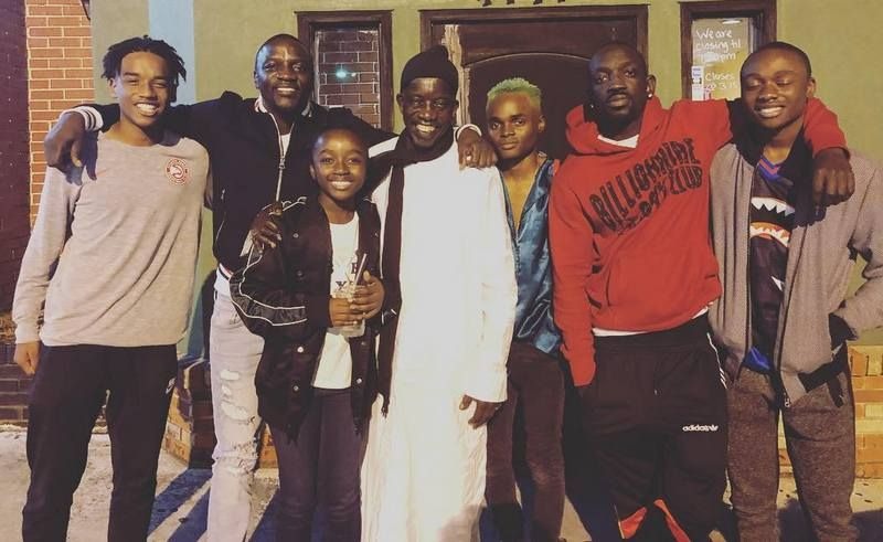 Akon Net Worth- Akon With His Family