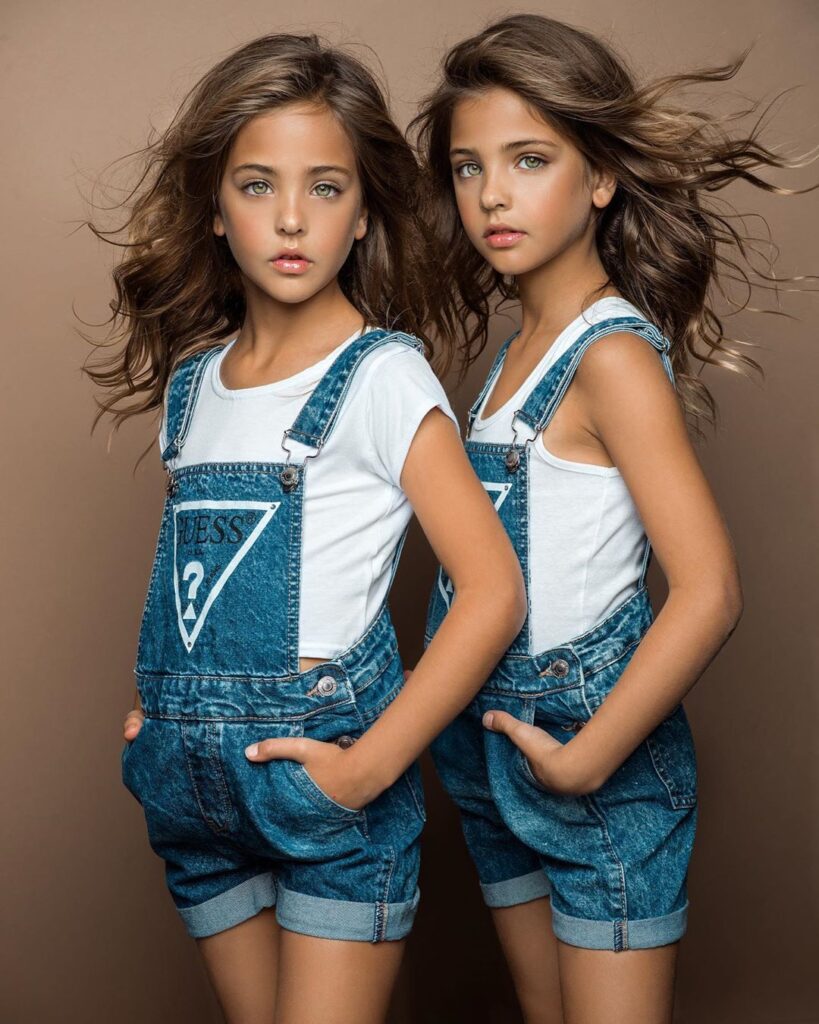 Most Beautiful Kids in the World- Ava and Leah Clements (Source: Pinterest)