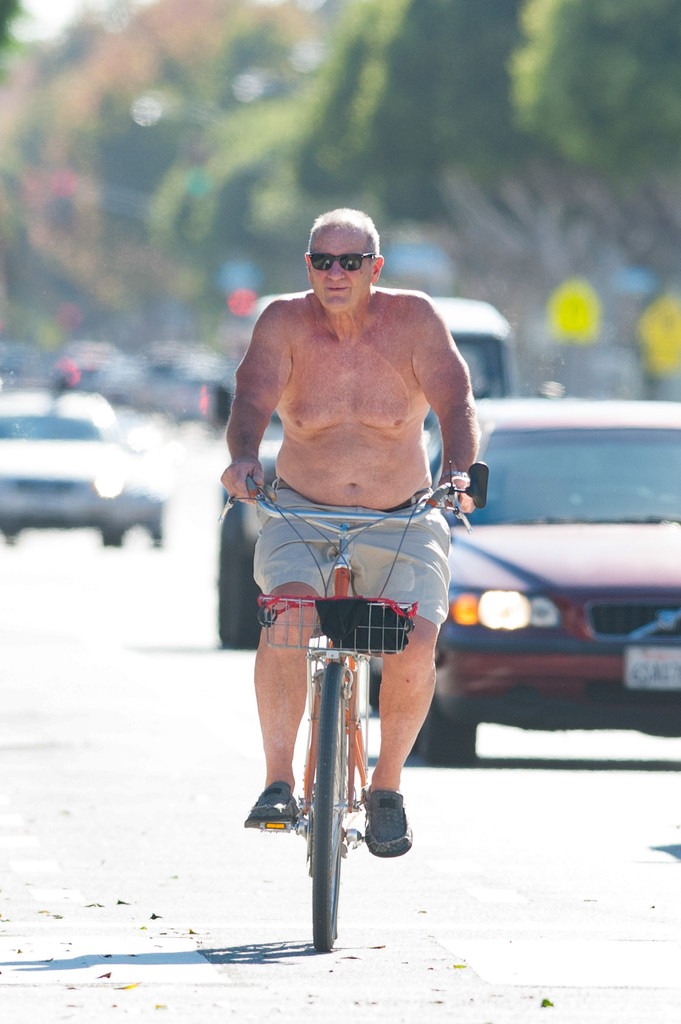 Ed O'Neill Net Worth- Shirtless O'Neill Biking