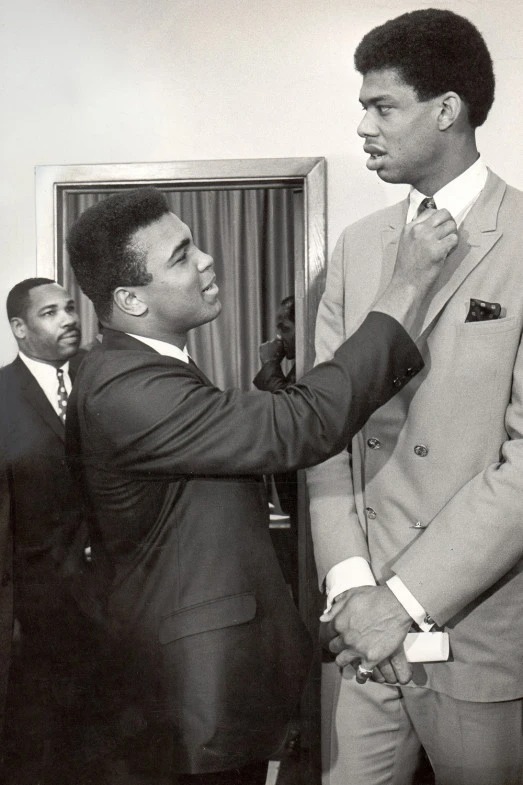 Kareeem Abdul-Jabbar and Muhammad Ali