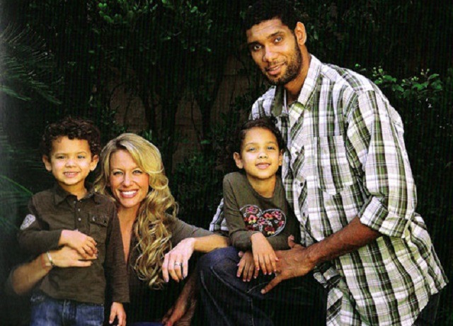 Tim Duncan, His Ex Wife and Children