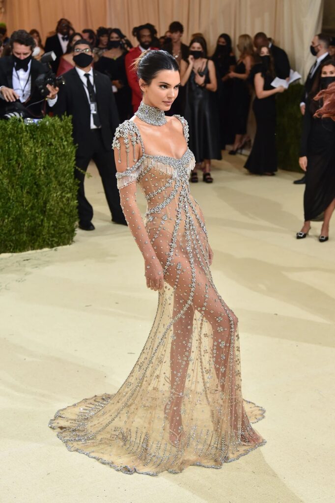 Kendall Jenner wearing Givenchy at Met Gala 2021
