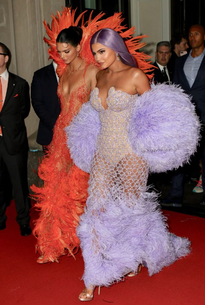 Kylie and Kylie Jenner in 2019 Met Gala
