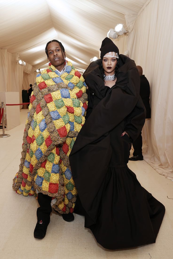 Rihanna and ASAP Rocky 2021 Met Gala (Source: Pinterest)
