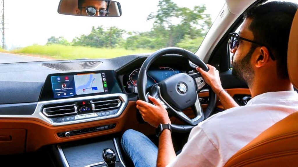 Sundar Pichai Driving BMW