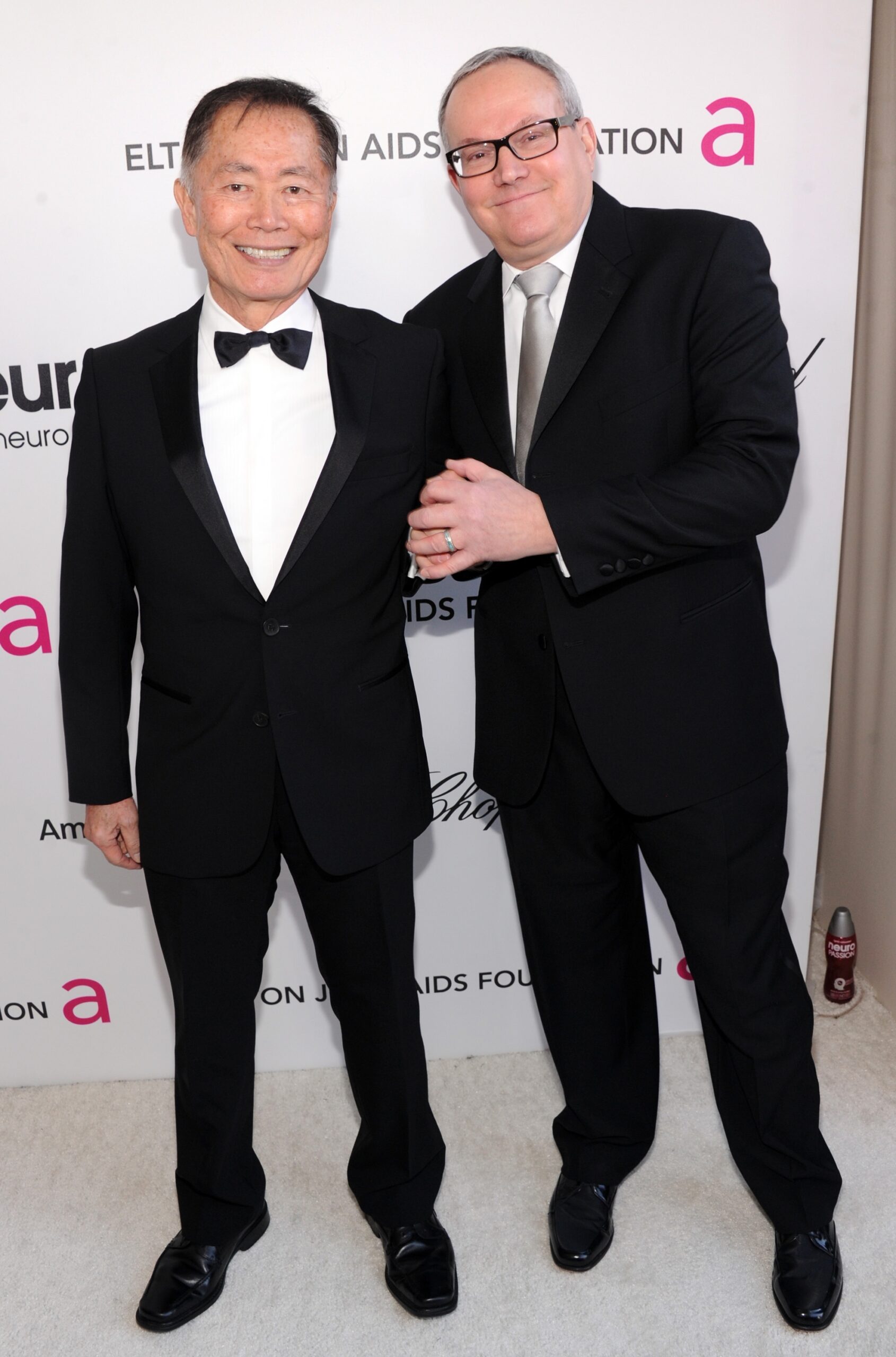 George With His Husband (Source: Access)