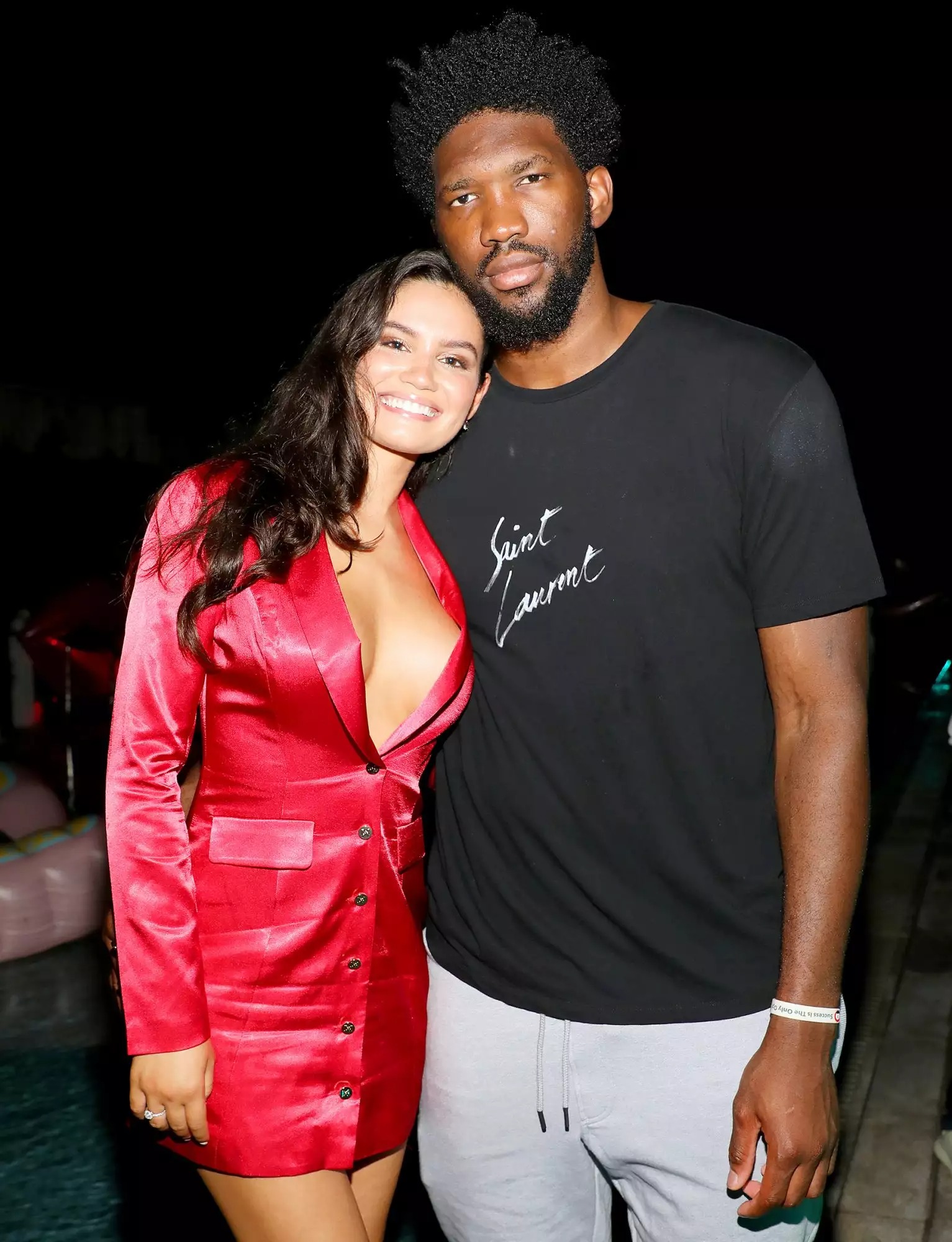Joel Embiid With His Girl