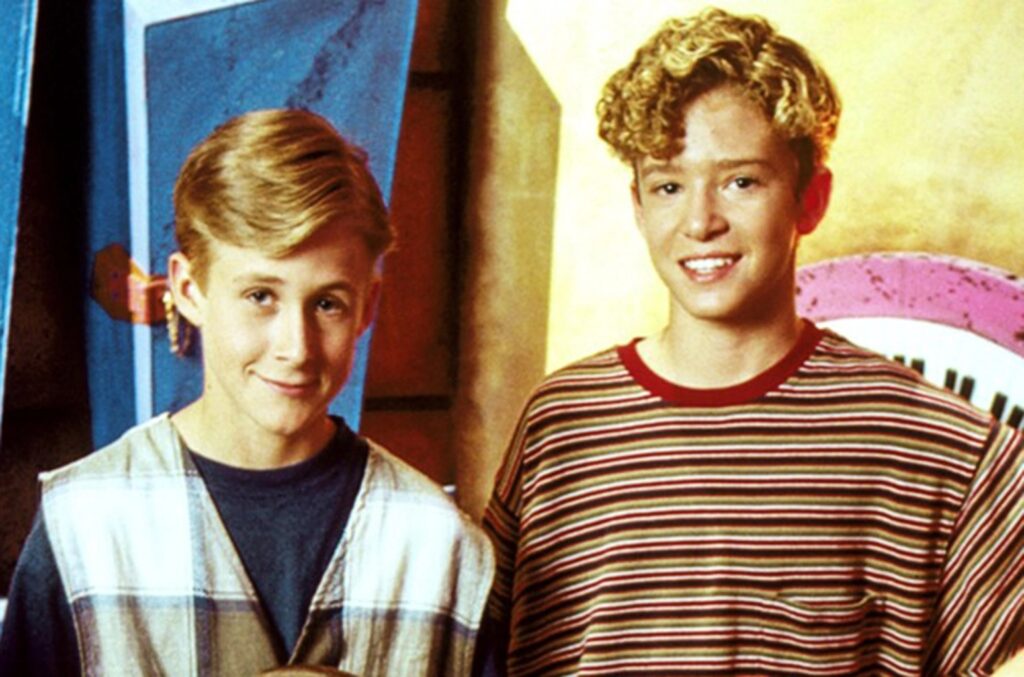Ryan Gosling and Justin Timberlake in Mickey Mouse Club