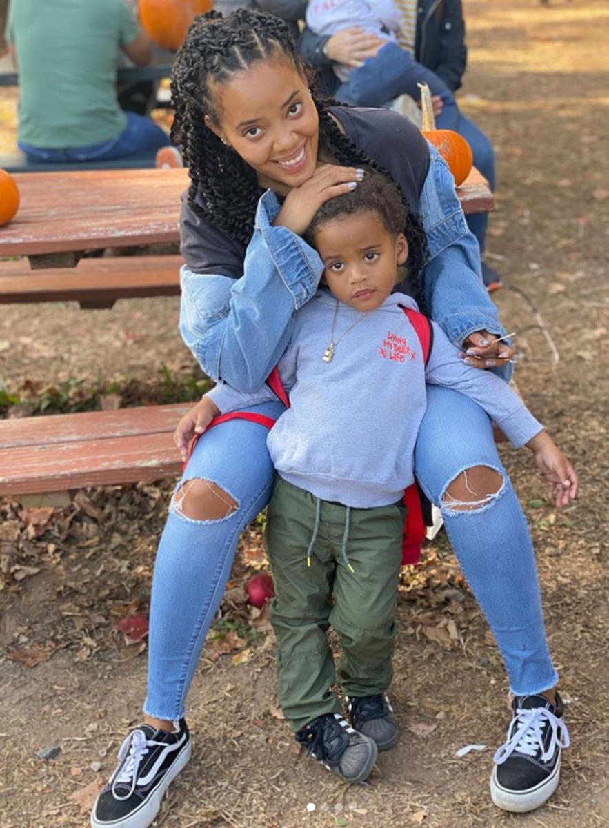 Angela Simmons With Her Son