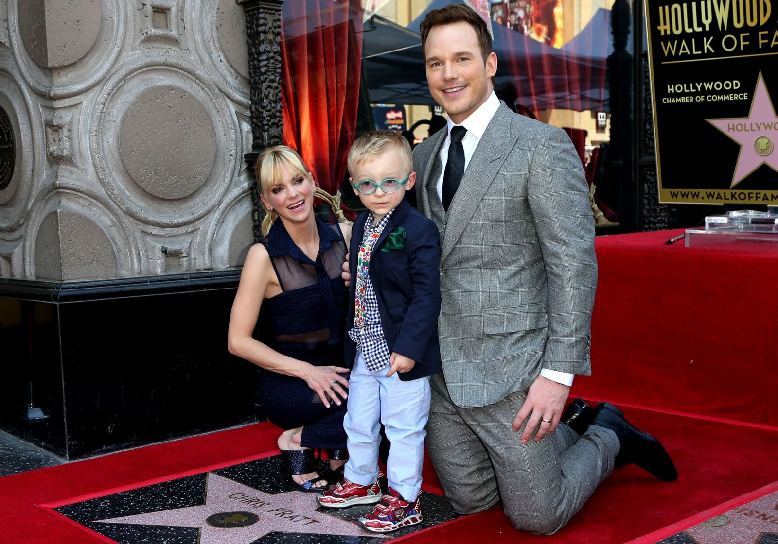 Anna Faris, Chris Pratt And Their Son