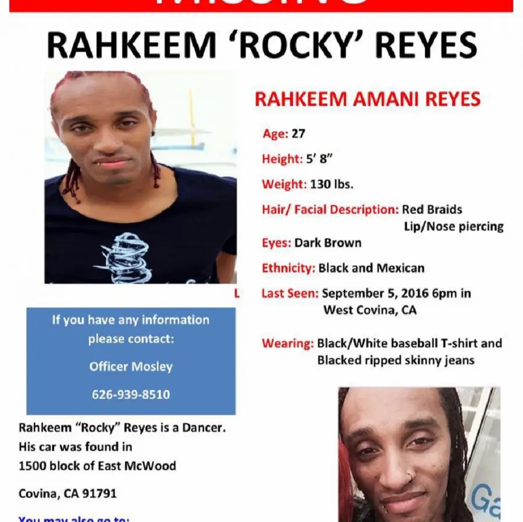 Rocky Reyes Missing