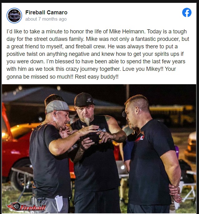 Mike Hellmann passed away 
