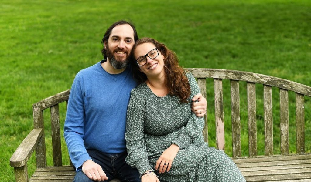 Bethany Mandel with her husband 