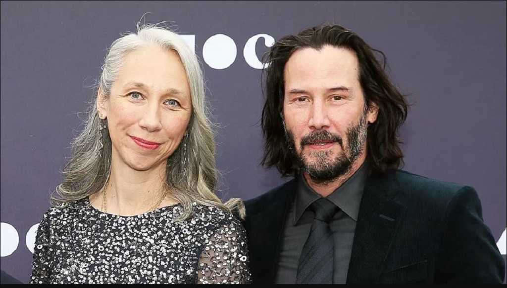 Alexandra Grant and her boyfriend Keanu Reeves