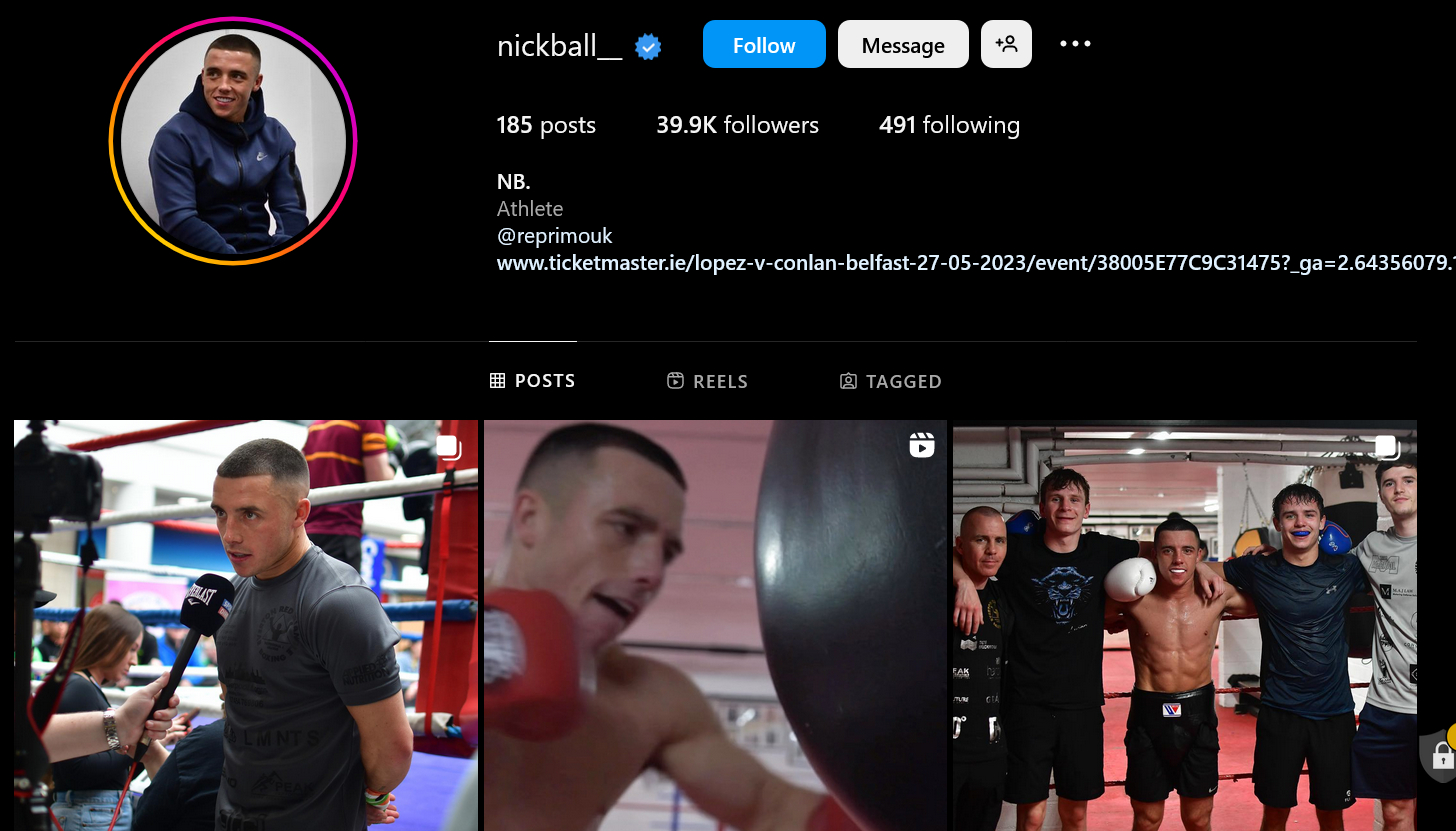 Nick Ball Boxer Wikipedia Bio Age Height And Instagram