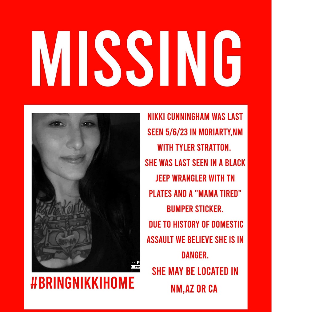 Nikki Cunningham Missing