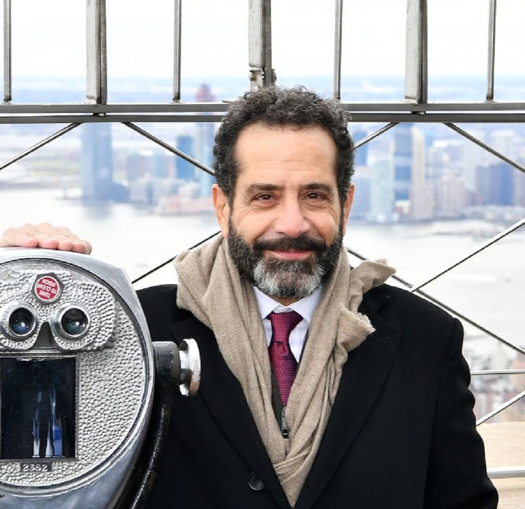 Shalhoub, an actor, attends the ceremonial lighting of the Empire State Building in honor of Girls Inc.