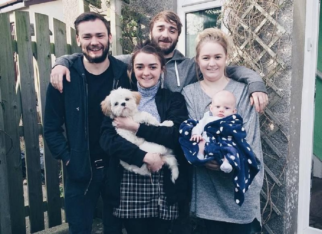 Maisie Williams Parents Gary Williams and Hilary Frances