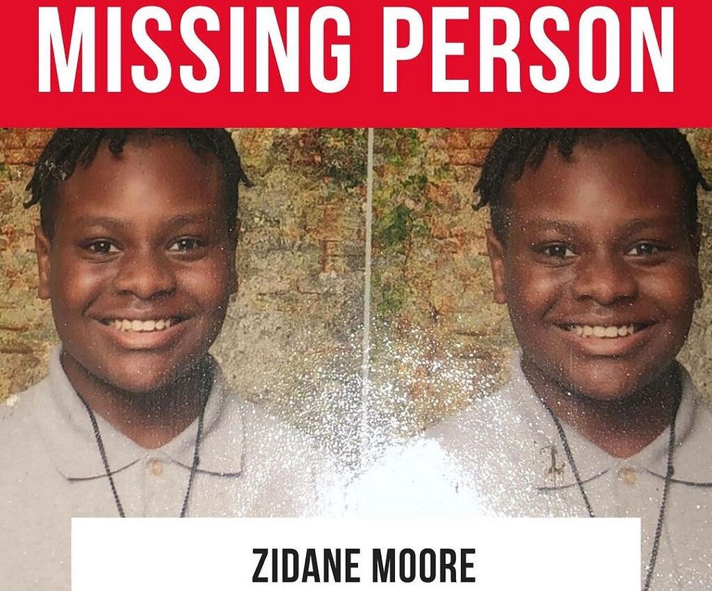 Zidane Moore Missing