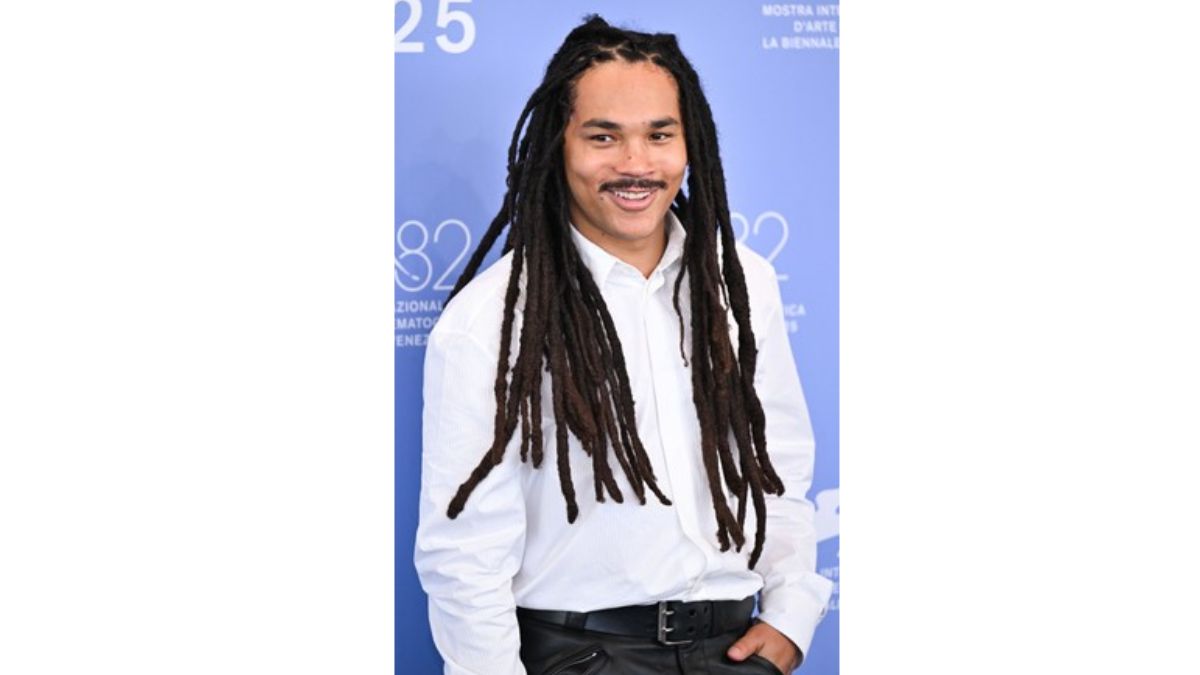 Luka Sabbat attending a fashion event