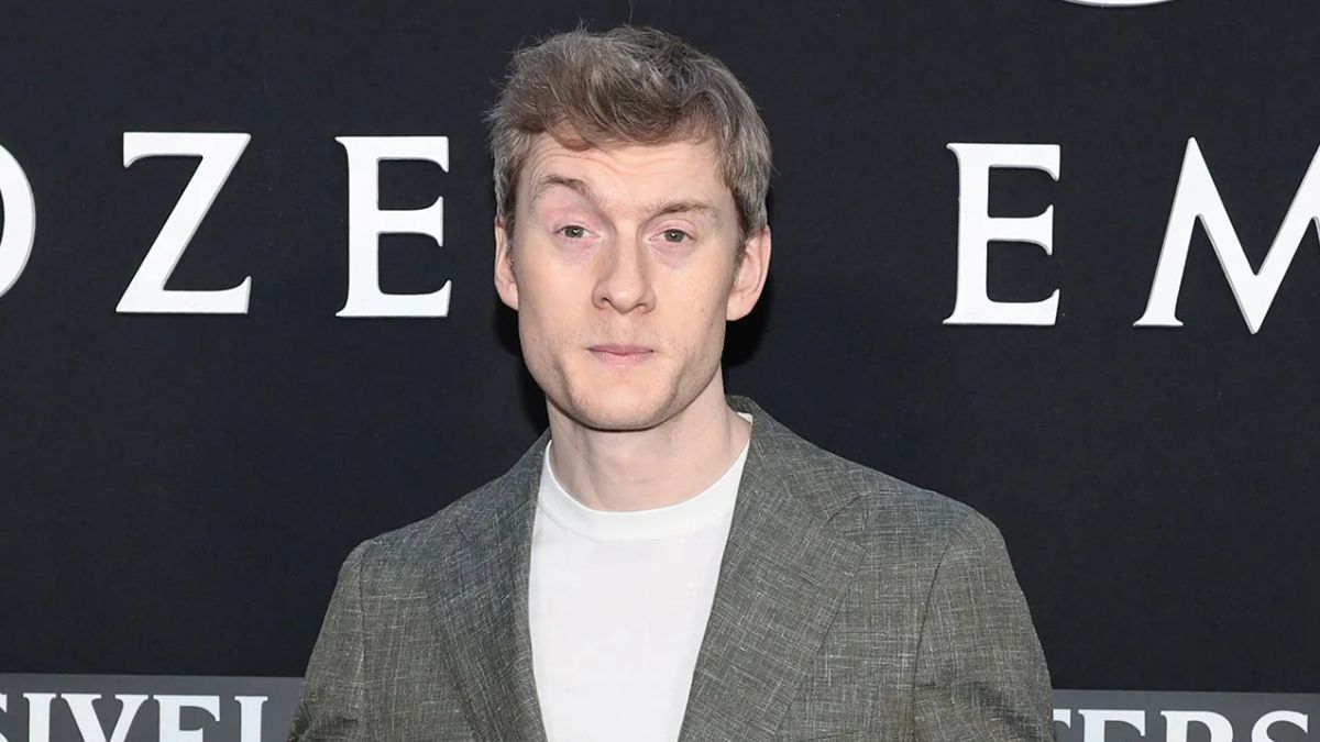 James Acaster with his girlfriend during a public appearance